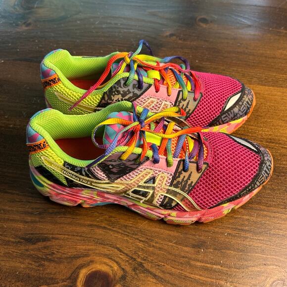 Asics Gel Noosa Tri 8 Multi-Color Running Shoes Sneakers Triathlon Women's Sz 5 - Picture 3 of 8